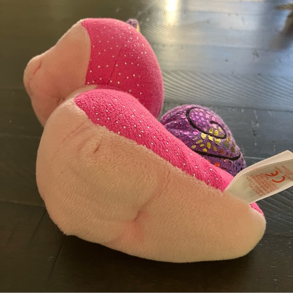 3/$18 - Ty Beanie Boos | Scotter the pink snail stuffed animal - Picture 4 of 7
